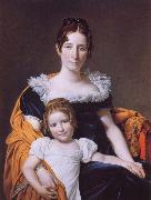 Portrait of the Vicomtesse Vilain XIV and her Daughter